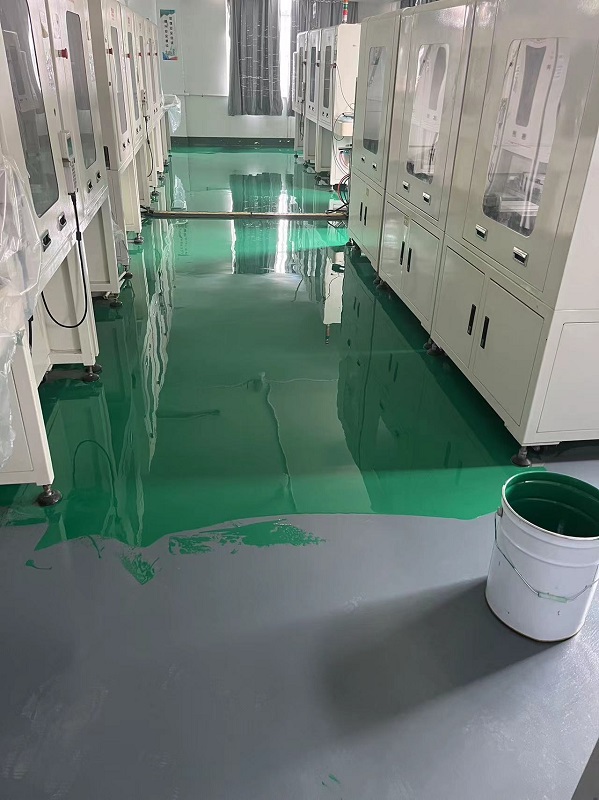 防靜電自流平地坪--鹿泉軟件大廈